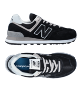 New Balance 574 Damen Schwarz Weiss FEVB