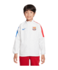 Nike FC Barcelona Allwetterjacke Kids Weiss F100