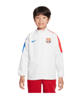 Nike FC Barcelona Allwetterjacke Kids Weiss F100