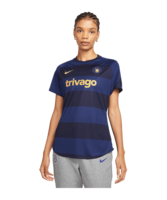 Nike FC Chelsea London Prematch Shirt 2021/2022 Damen Blau F422