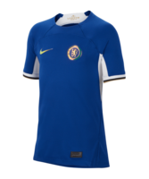 Nike FC Chelsea London Trikot Home 2023/2024 Kids Blau Weiss Gold F496