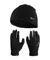 Nike Fleece Mütze Hanschuhe Set Damen Schwarz F082