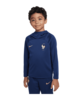 Nike Frankreich Hoody Kids Dunkelblau F410