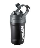 Nike Fuel Chug Trinkflasche Schwarz Grau F058
