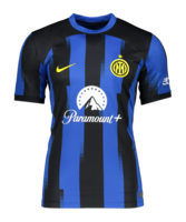 Nike Inter Mailand Trikot Home 2023/2024 Sponsor Blau Schwarz Gelb F409