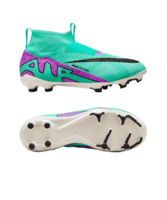 Nike Jr Air Zoom Mercurial Superfly IX Pro FG Peak Ready Kids Grün Schwarz Pink F300