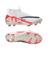 Nike Jr Air Zoom Mercurial Superfly IX Pro FG Ready Kids Rot Weiss Schwarz F600