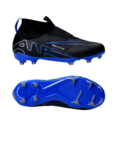 Nike Jr Air Zoom Mercurial Superfly IX Pro FG Shadow Kids Schwarz Silber Blau F040