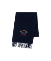 Paul & Shark Logo Schal Blau