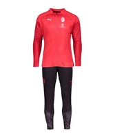 PUMA AC Mailand Trainingsanzug Rot Schwarz F12