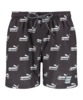 PUMA Badehose Schwarz Weiss F001
