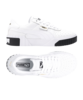 PUMA Cali Sneaker Damen Weiss Schwarz F04