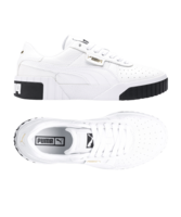 PUMA Cali Sneaker Damen Weiss Schwarz F04