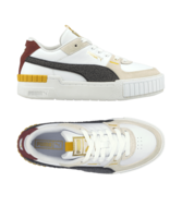 PUMA Cali Sport Varsity Damen Weiss Grün F03