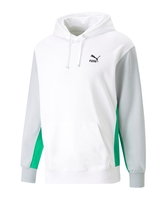 PUMA Classics Block Hoody Weiss Grau F97