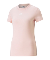 PUMA Classics Slim T-Shirt Damen Rosa F66