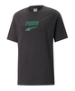 PUMA DOWNTOWN Logo Graphic T-Shirt Schwarz F01