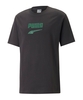 PUMA DOWNTOWN Logo Graphic T-Shirt Schwarz F01