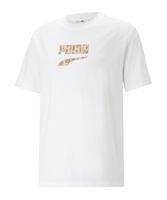 PUMA DOWNTOWN Logo Graphic T-Shirt Weiss F02