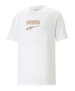 PUMA DOWNTOWN Logo Graphic T-Shirt Weiss F02
