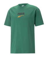 PUMA DOWNTOWN Logo T-Shirt Rot F37