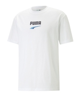 PUMA DOWNTOWN Logo T-Shirt Weiss F52