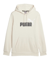 PUMA ESS 2 Col Big Logo Hoody Weiss F87
