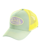 Von Dutch Boston Trucker Cap Grün Gelb
