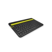 Logitech K480 Bluetooth Tastatur für Smartphone & Tablets (QWERTY,  NORDICS - LAYOUT ) - Schwarz / Grün - Wie Neu