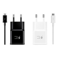 Original Samsung Fast Charger + Kabel (Micro USB) - Weiss
