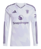 adidas Manchester United Longsleeve Trikot Away 2025/2026 Weiß