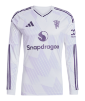 adidas Manchester United Longsleeve Trikot Away 2025/2026 Weiß