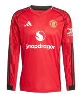 adidas Manchester United Longsleeve Trikot Home 2025/2026 Rot