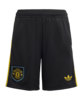 adidas Manchester United Short 3rd 2025/2026 Kids Schwarz