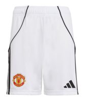 adidas Manchester United Short Home 2025/2026 Kids Weiß