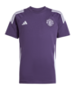 adidas Manchester United Tiro T-Shirt Kids Lila