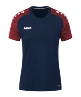JAKO Performance T-Shirt Damen Dunkelblau Rot F909