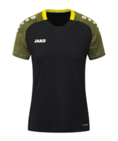 JAKO Performance T-Shirt Damen Schwarz Gelb F808