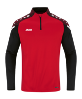 JAKO Performance Ziptop Rot Schwarz F101