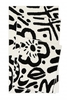 Esprit Badteppich Cool Flower schwarz beige