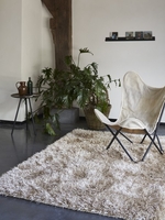 Esprit Hochflor Teppich Cool Glamour beige gold