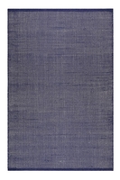 Esprit Kelim Teppich Blau aus Wolle Unikat 
