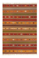Esprit Kelim Teppich Bunt aus Wolle Jaipur 