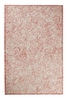 Esprit Kurzflor Kelim Teppich aus Wolle Kayla beige rot