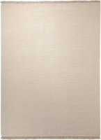 Esprit Kurzflor Kelim Teppich aus Wolle Loom beige