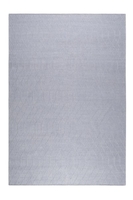 Esprit Kurzflor Kelim Teppich aus Wolle Lotte hell blau