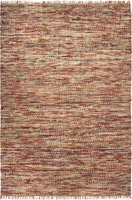 Esprit Kurzflor Kelim Teppich aus Wolle Purl terracotta