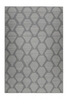 Esprit Kurzflor Kelim Teppich aus Wolle Rainns grau