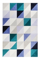 Esprit Kurzflor Teppich Fastlane grau blau