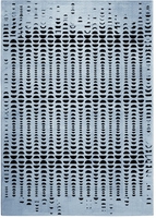 Esprit Kurzflor Teppich Luna grau schwarz